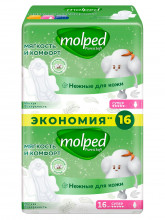Прокладки гигиенические Pure & Soft Duo Super 16шт