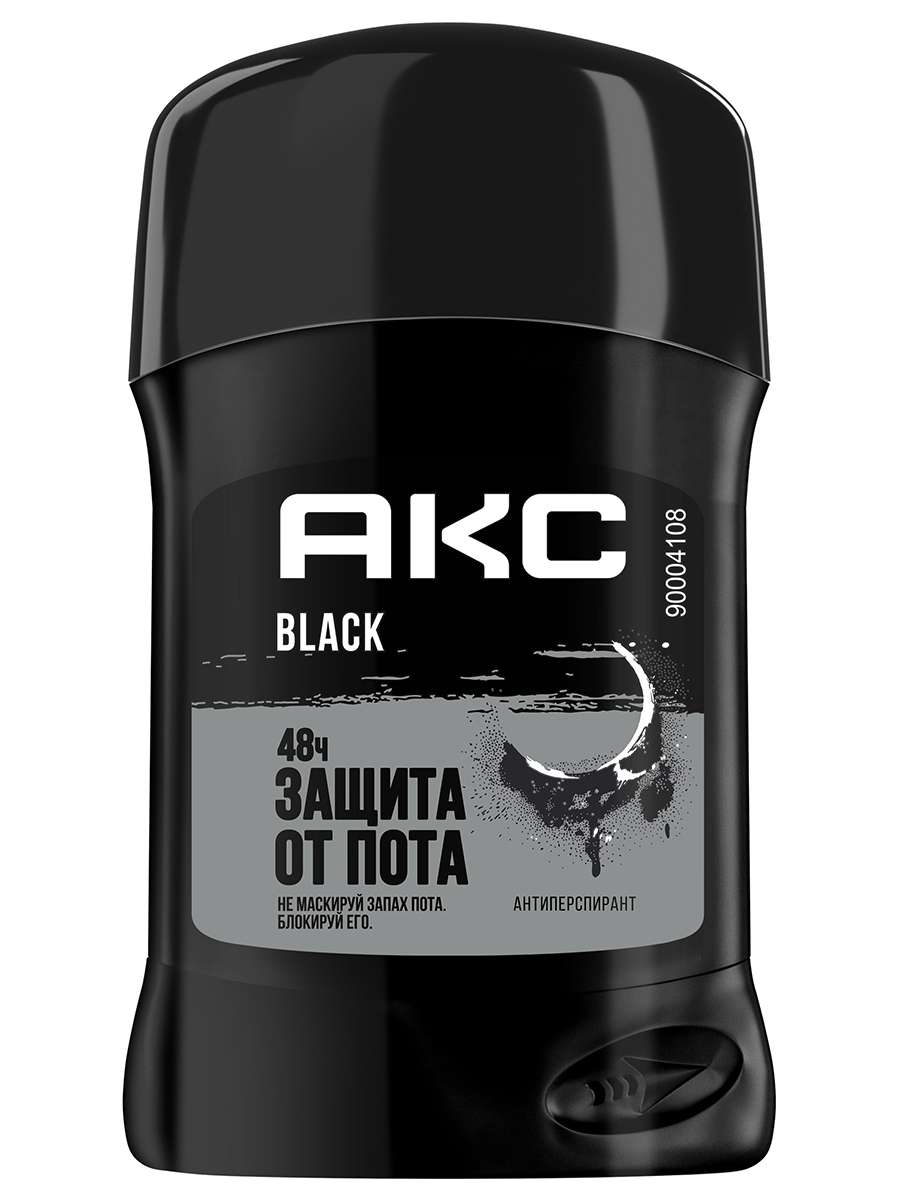 Black Дезодорант антиперспирант стик мужской Морозная груша и кедр 50мл от Акс + 3