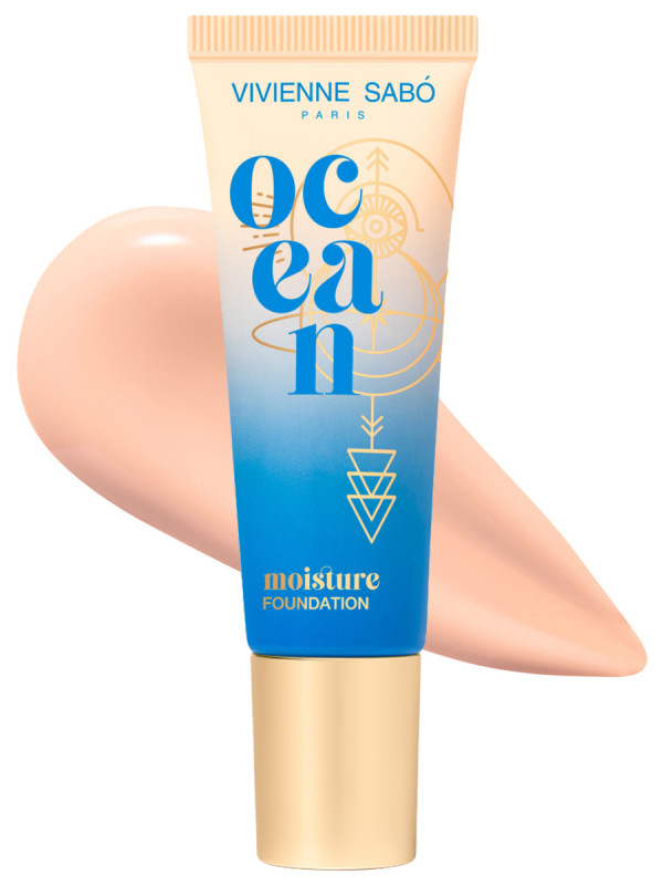 Увлажняющий Тональный крем Ocean, тон 02 теплый бежевый от Vivienne Sabo + 1