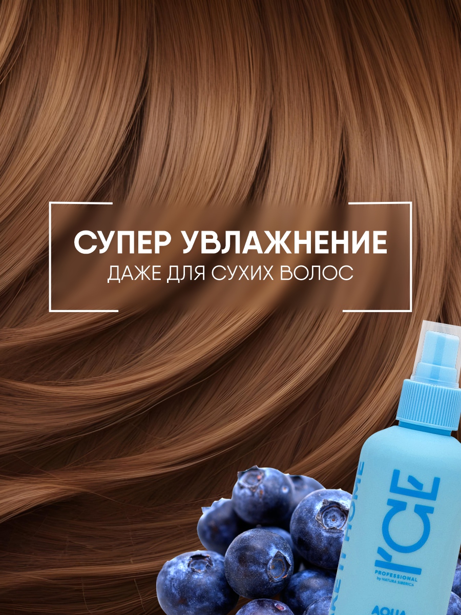 Aqua Cruch Праймер для волос Увлажняющий 200мл от Natura Siberica + 12