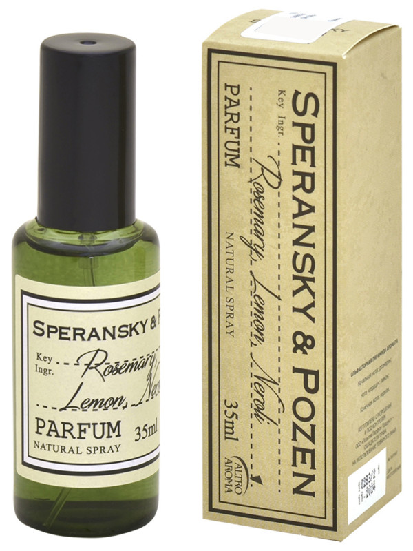 Духи Speransky&Pozen Rosemary, Lemon, Neroli 35мл от ALTRO AROMA + 1