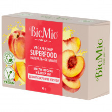 Bio-Soap Туалетное мыло Персик и баттер Ши 90г