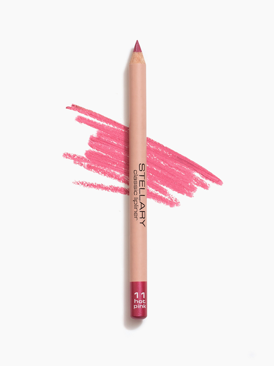 Карандаш для губ, тон 11 hot pink / ярко-розовый от Stellary + 2