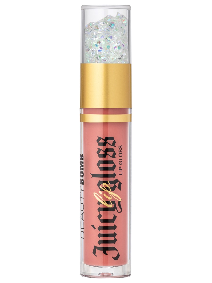 Блеск для губ Juicy, тон 12 Chic Shock от Beauty Bomb + 4