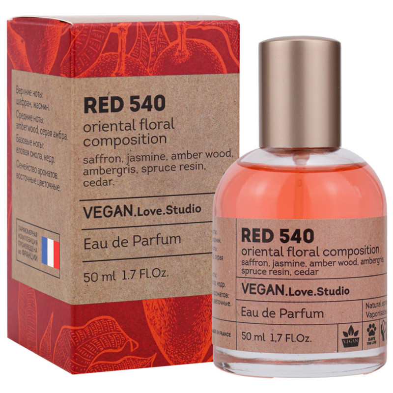 Парфюмерная вода женская Red 540 50мл от VEGAN.Love.Studio + 1