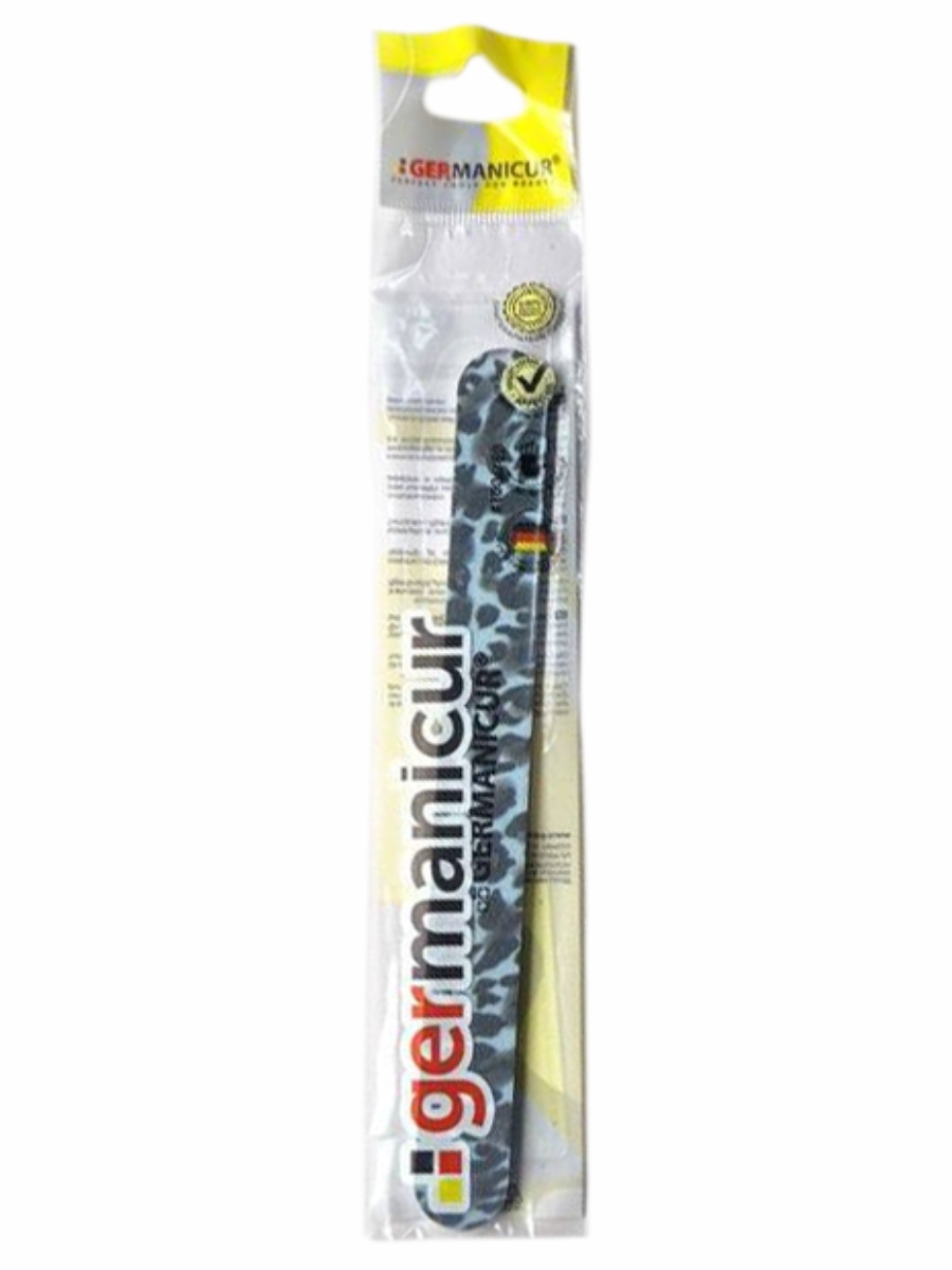 Пилка для маникюра прямая 100/180 от Germanicur + 2