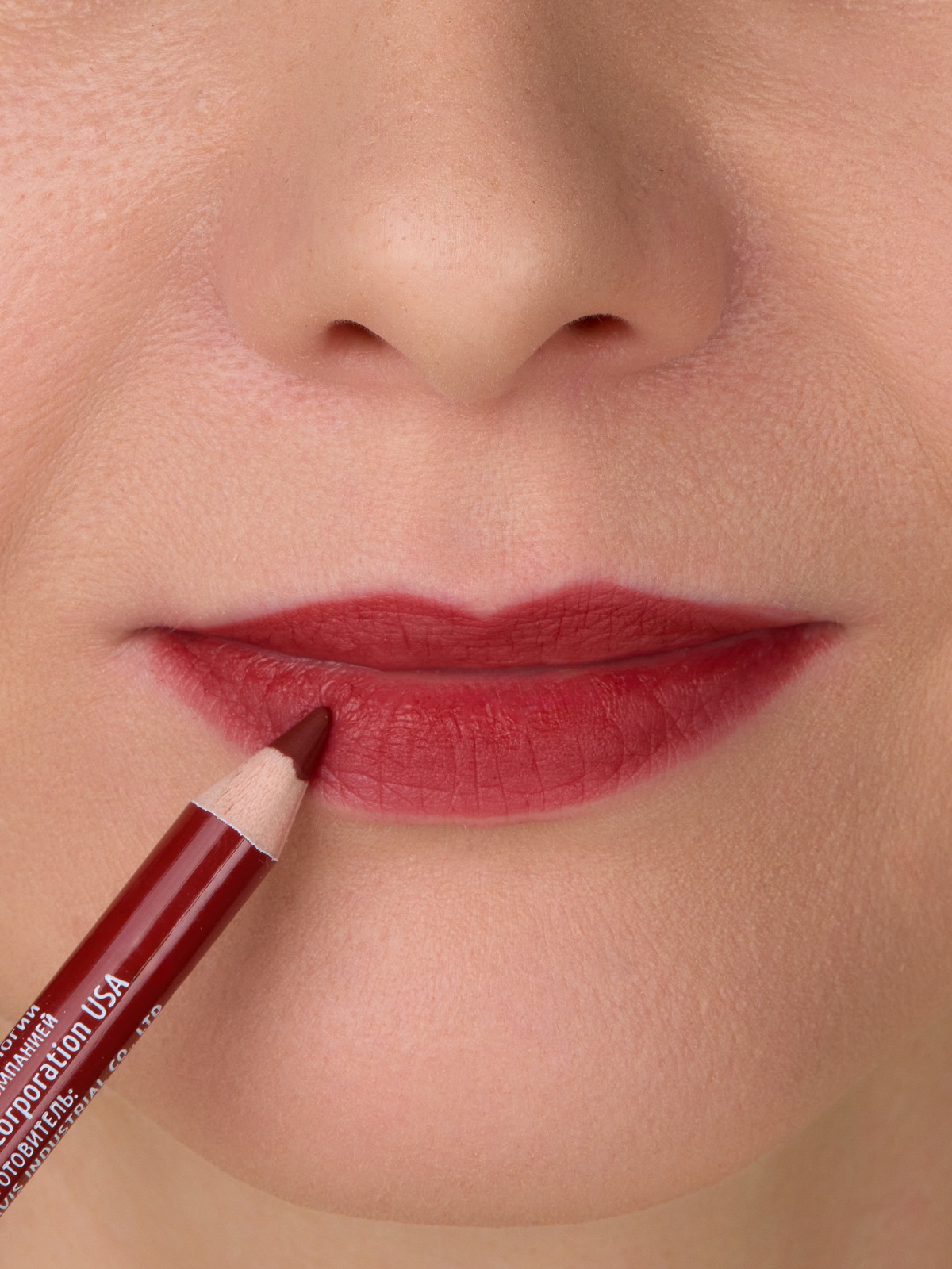 Карандаш для губ с точилкой, тон 14 терракот от TF cosmetics + 3