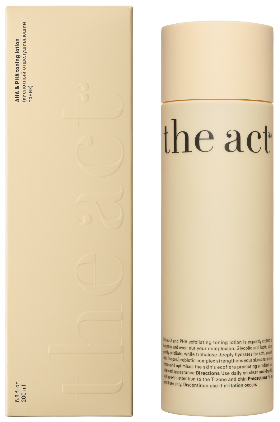 Кислотный отшелушивающий Тоник AHA&PHA Toning Lotion 200мл от the act + 2