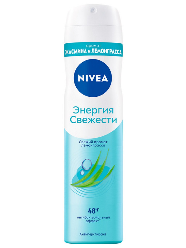 Дезодорант антиперспирант спрей Energy Fresh женский 150мл  от Nivea + 1