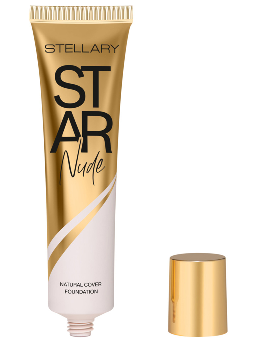 Выравнивающий Тональный крем Star Nude Foundation, тон 04 песочный от Stellary + 10