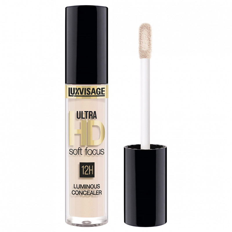 Консилер светоотражающий Ultra HD Soft Focus 12H, тон 10 Fair от LuxVisage + 1