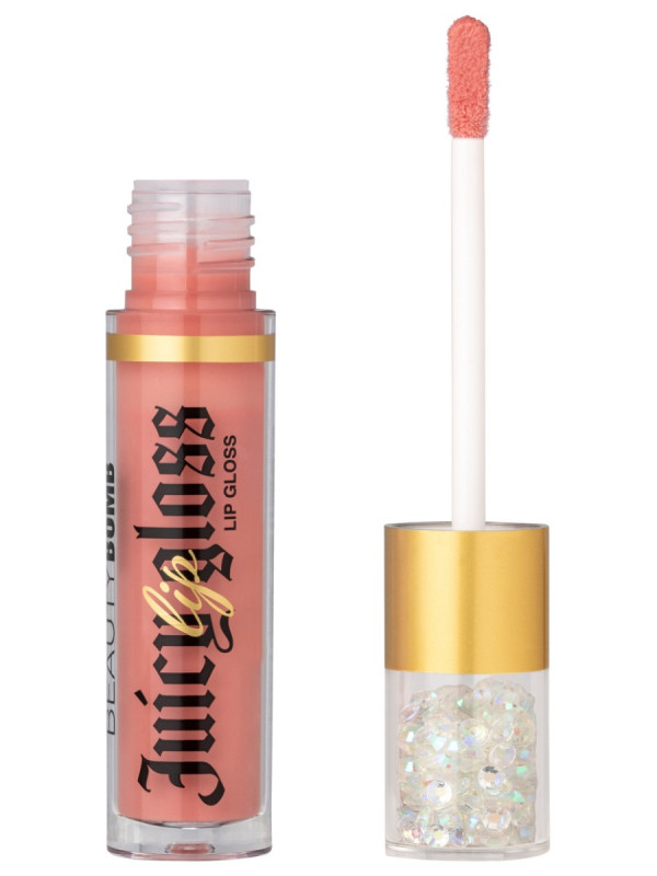 Блеск для губ Juicy, тон 03 Fashion Nude от Beauty Bomb + 1