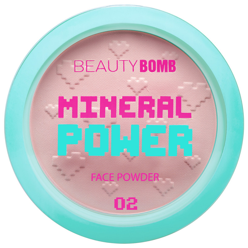 Минеральная Пудра для лица Mineral Powder, тон 02 бежевый от Beauty Bomb + 1