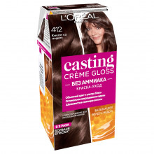 Casting Creme Gloss Краска-уход, тон 412 какао со льдом