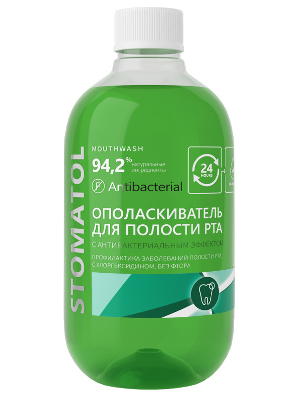 Ополаскиватель для полости рта с антибактериальным эффектом 500мл от Stomatol + 1