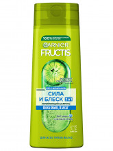 Fructis Шампунь укрепляющий 2в1 Сила и блеск для нормальных волос 400мл 
