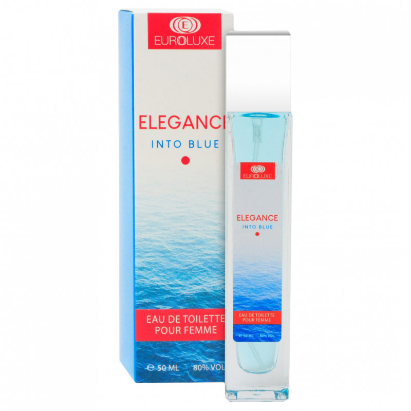 Туалетная вода женская Elegance Into Blue 50мл от Euroluxe + 1