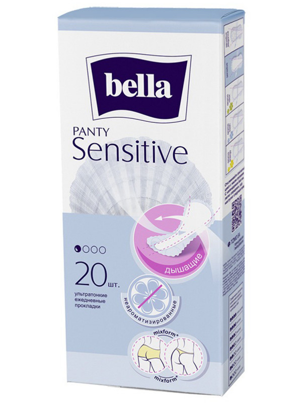 Прокладки ежедневные Panty Sensitive 20шт от Bella + 1