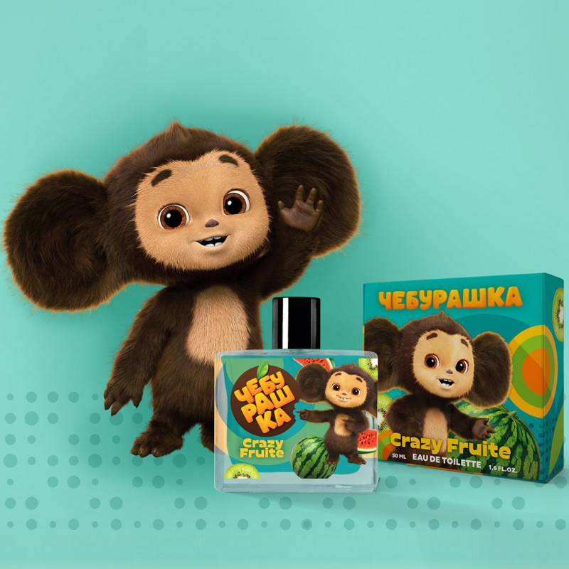 Чебурашка Туалетная вода детская Crazy Fruite 50мл от Ponti Parfum + 1