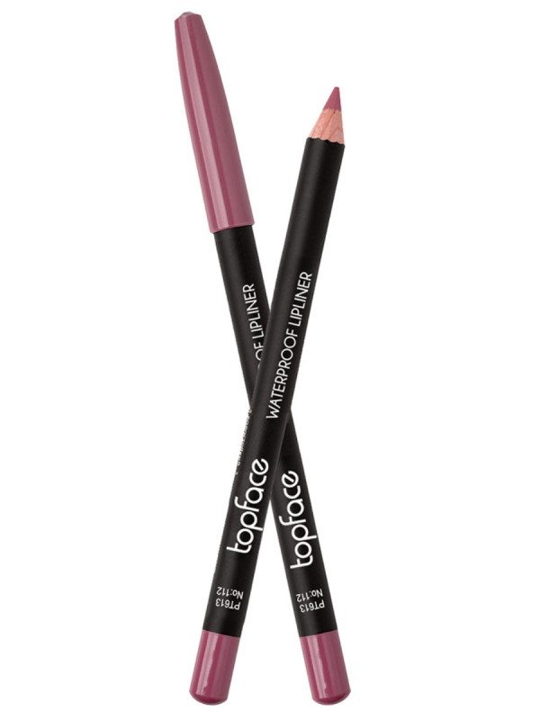 Карандаш для губ водостокий Waterproof Lipliner, тон 112 от TopFace + 1