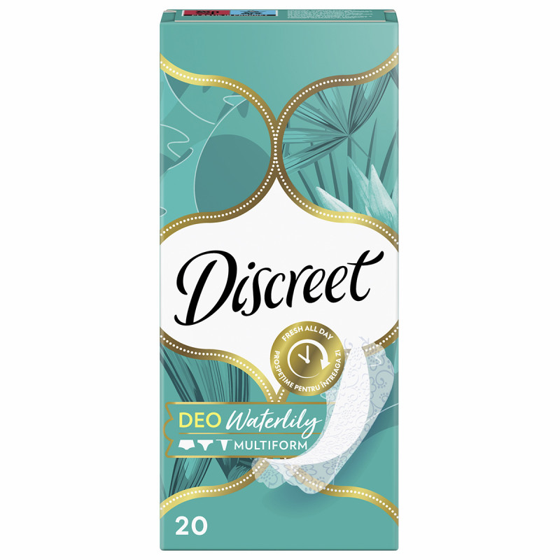Прокладки ежедневные Deo Водяная лилия 20шт  от Discreet + 1