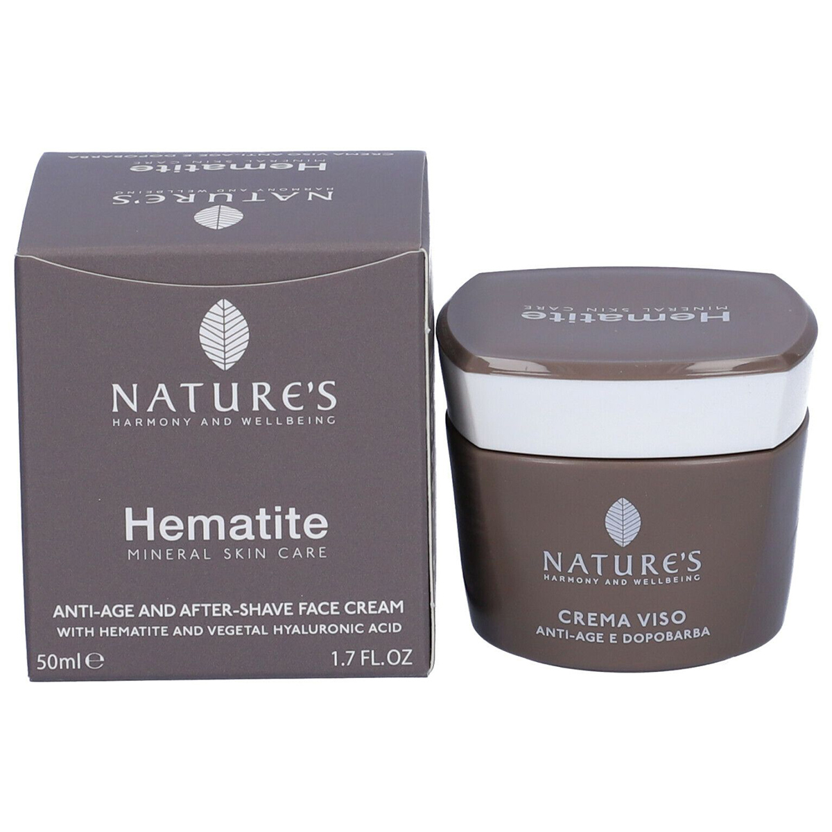 Hematite Крем после бритья Антивозрастной 50мл от Nature's + 3