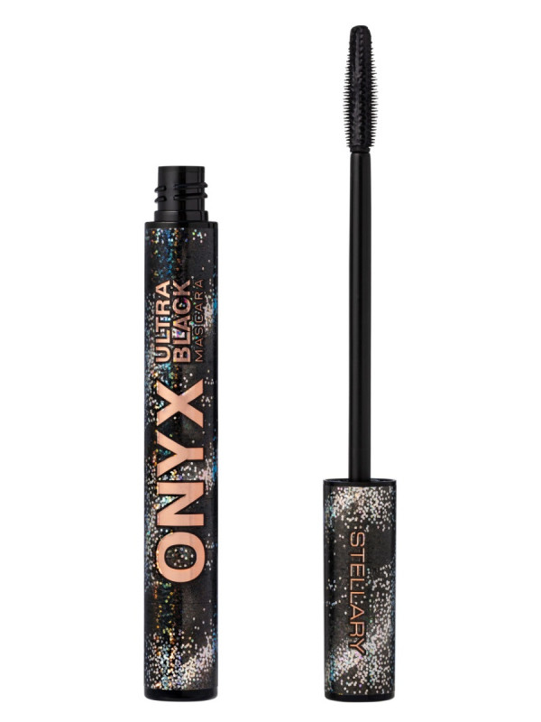 Тушь для ресниц влагостойкая Onyx, тон 01 Ultra Black / ультрачерный от Stellary + 1