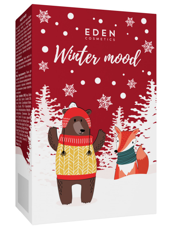 Коробка Winter mood 100*65*160мм red от EDEN + 1