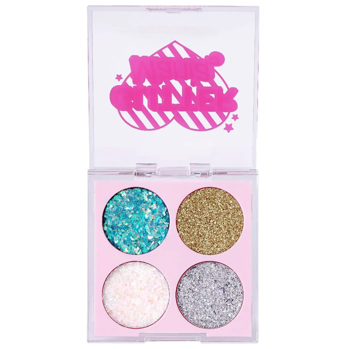 Палетка глиттеров Glitter Mania, тон 01 от Beauty Bomb + 3