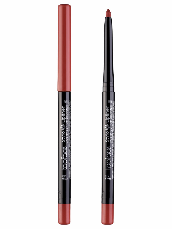 Карандаш для губ автоматический Stylo Lipliner, тон 015 от TopFace + 1