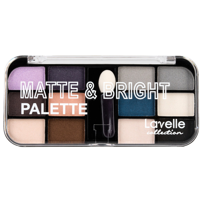 Matte & Bright Палетка теней для век, тон 02 от LavelleCollection + 1