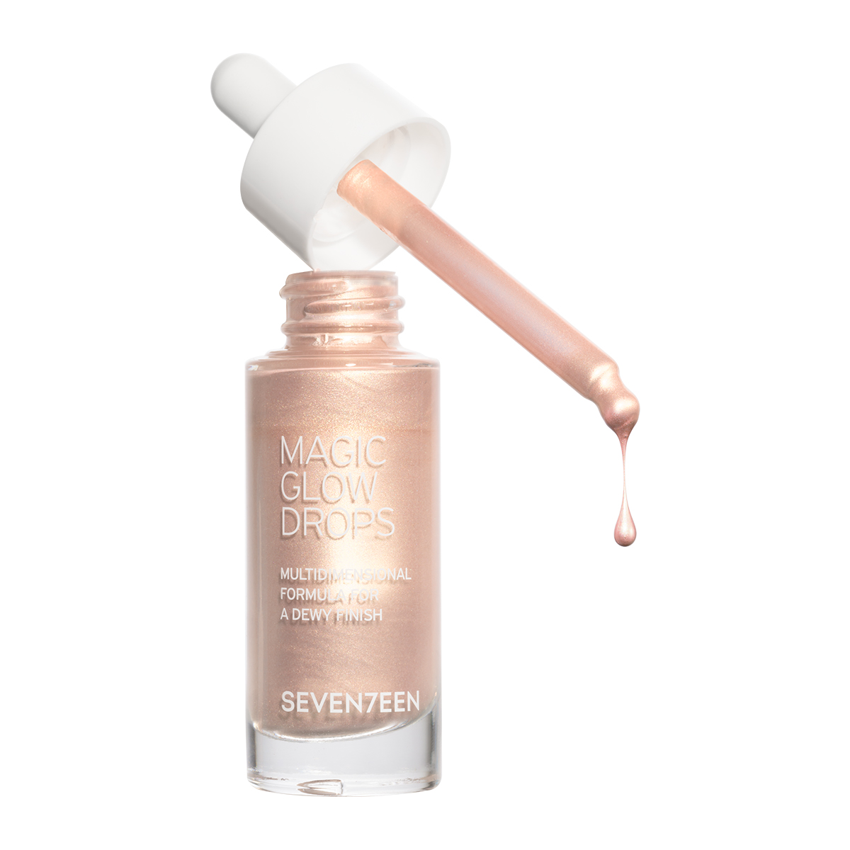 Жидкий Хайлайтер Magic Glow Drops, тон 02 сияющий золотой от Seventeen + 4