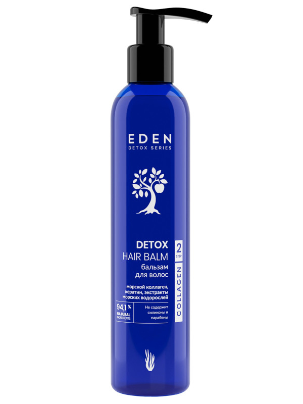 Detox Collagen Бальзам для волос 350мл от EDEN + 1