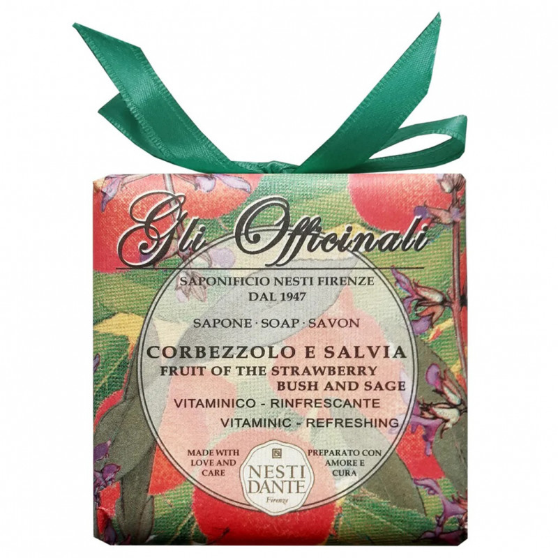 Gli Officinali Мыло Клубника и шалфей 200г от Nesti Dante + 1