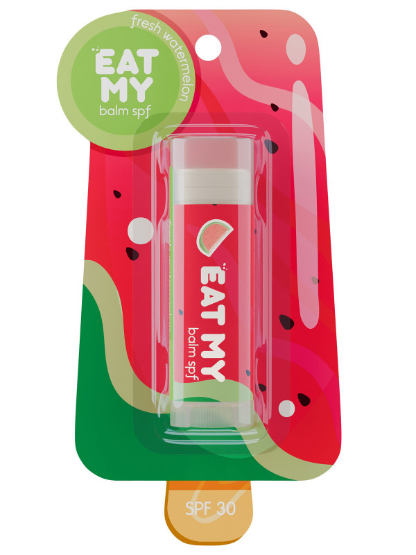 Бальзам для губ c SPF30 Свежий арбуз 4,8г от Eat My + 1