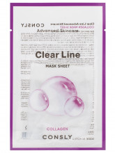 Clear Line Тканевая маска Укрепляющая с коллагеном 25мл