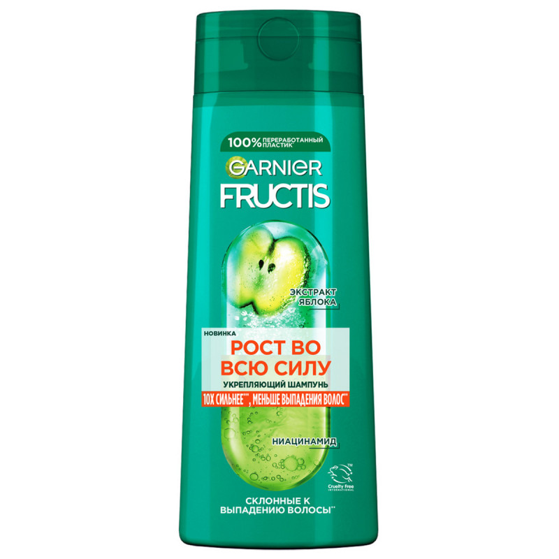 Fructis Шампунь укрепляющий Рост во всю силу 400мл  от Garnier + 1