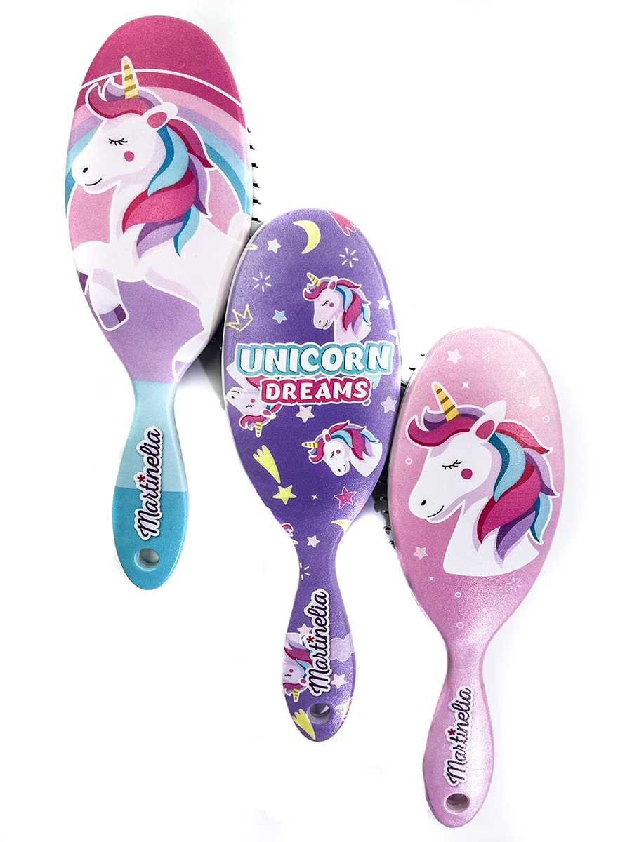 Расческа для волос Unicorn Dream розовая от Martinelia + 8