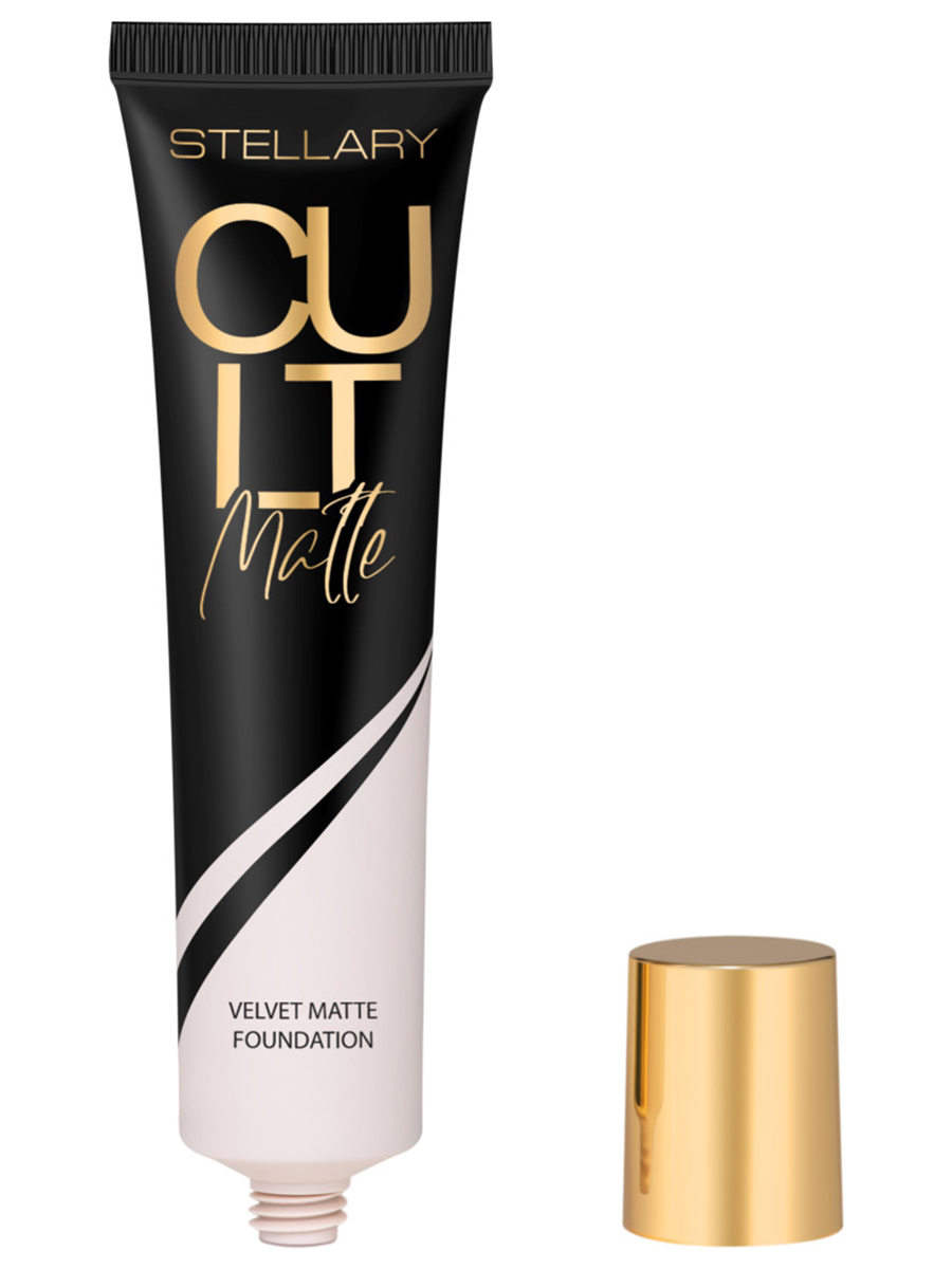 Матирующий Тональный крем Cult Matte Foundation, тон 01 молочный бежевый от Stellary + 9