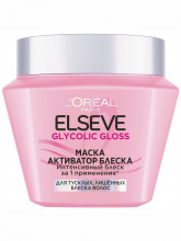 Elseve Маска для тусклых, лишённых блеска волос Glycolic Gloss 300мл