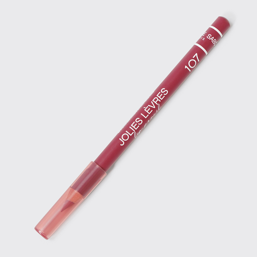 Карандаш для губ Jolies Levres, тон 107 розовый теплый от Vivienne Sabo + 5
