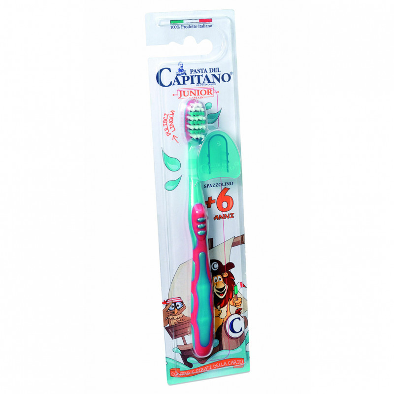 Junior 6+ Зубная щетка детская 1шт мягкая от Pasta del Capitano + 1