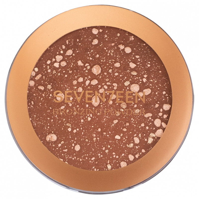 Пудра компактная бронзирующая, тон 02 средний загар от Seventeen + 1