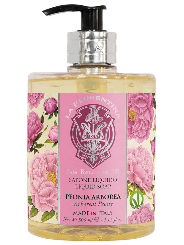 Жидкое мыло Изысканный пион Arboreal Peony 500мл от La Florentina + 1