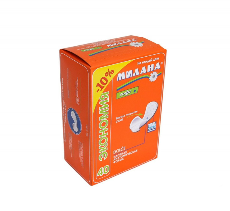 Прокладки ежедневные Dolce Soft 40шт от Милана + 1