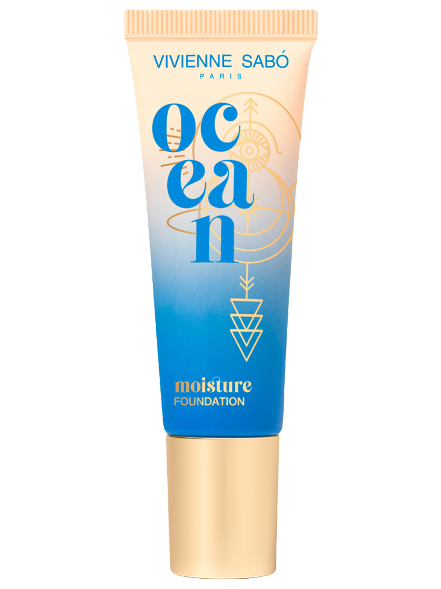 Увлажняющий Тональный крем Ocean, тон 01 светло-бежевый от Vivienne Sabo + 3