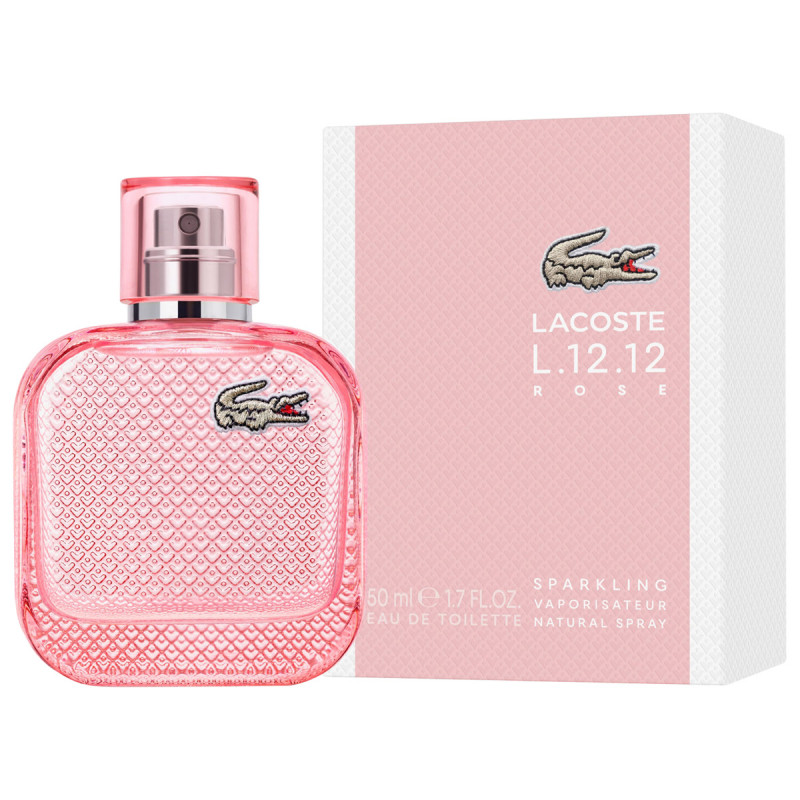 L.12.12. Rose Sparkling Туалетная вода женская 50мл  от Lacoste  + 1