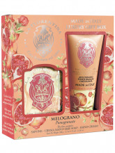 Набор Bellosguardo Гранат Pomegranate (Крем для рук 75мл + Мыло 106г)