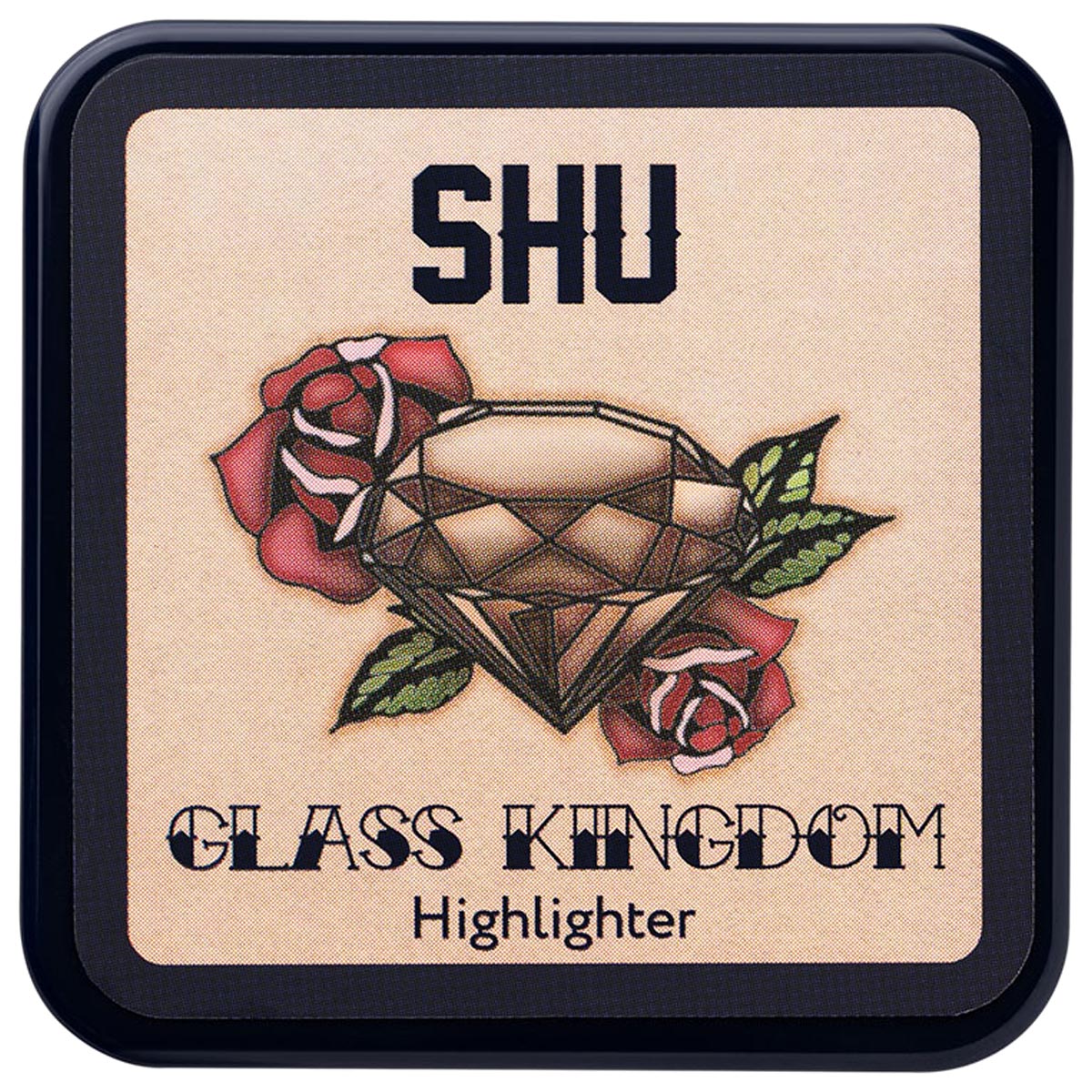 Хайлайтер компактный Glass Kindom, тон 321 мультицветный от SHU + 5
