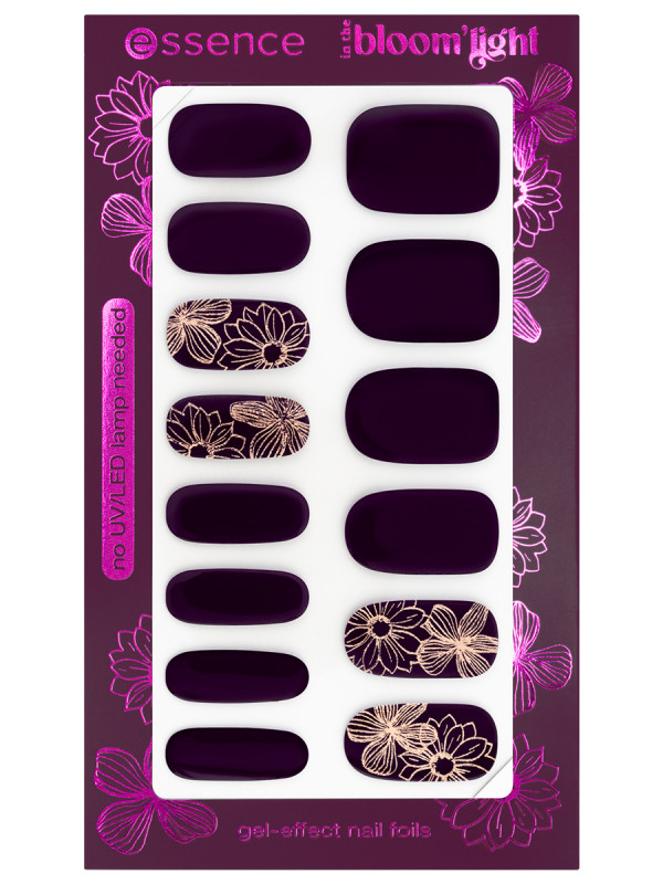 In the Bloom'light Полоски для ногтей от Essence + 1